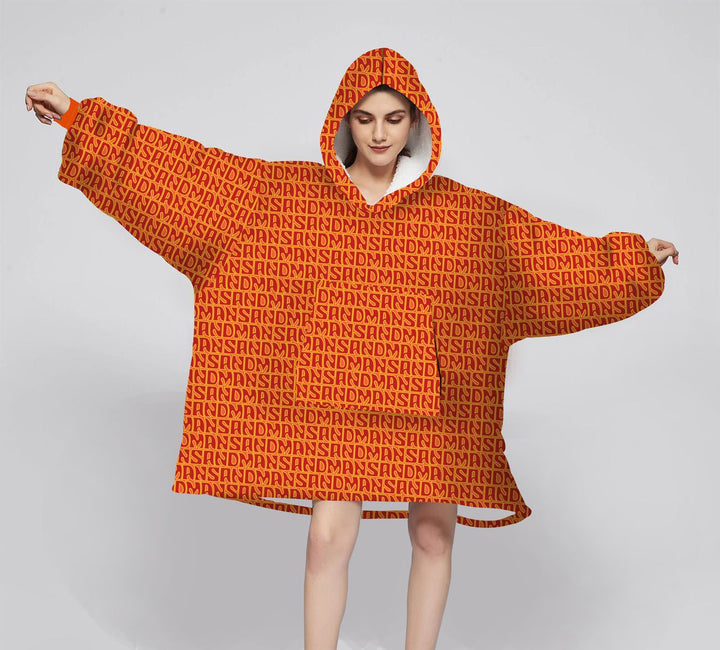 SANDMAN WEARABLE BLANKET - ORANGE/RED