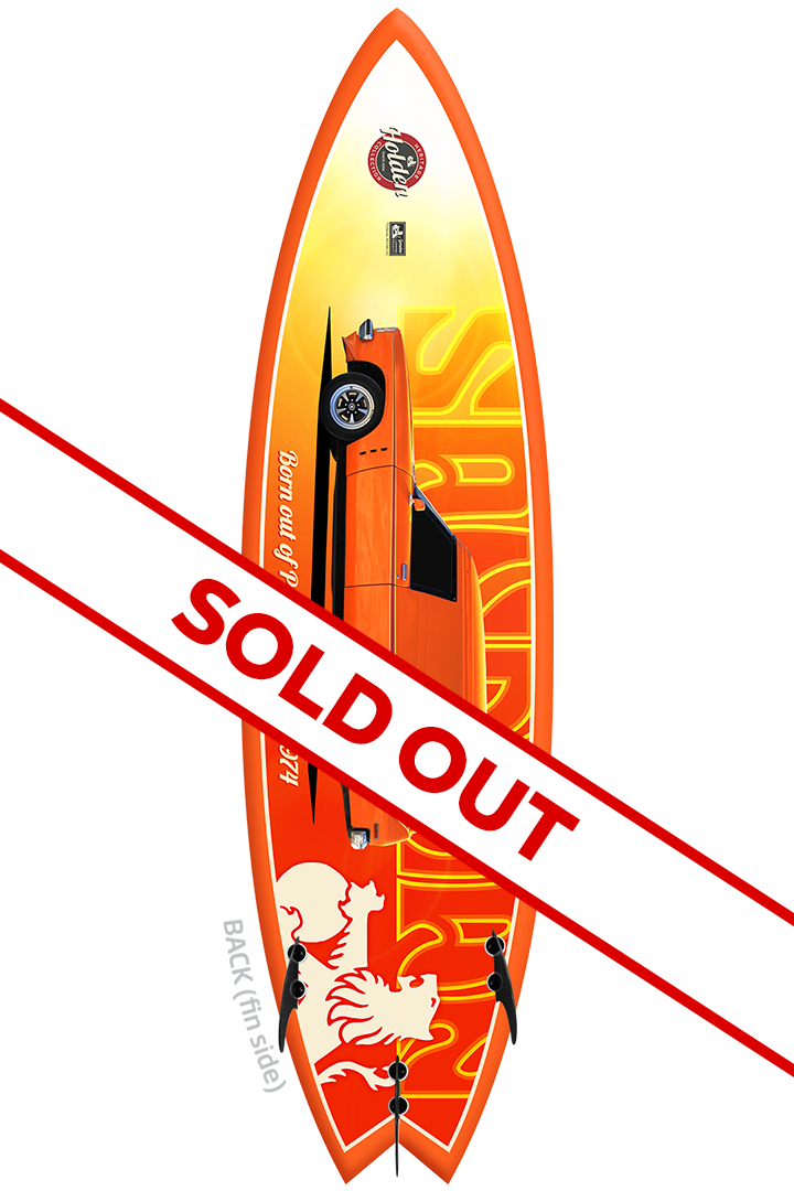 (SOLD OUT) Limited Edition Sandman 50th Anniversary Surfboard The