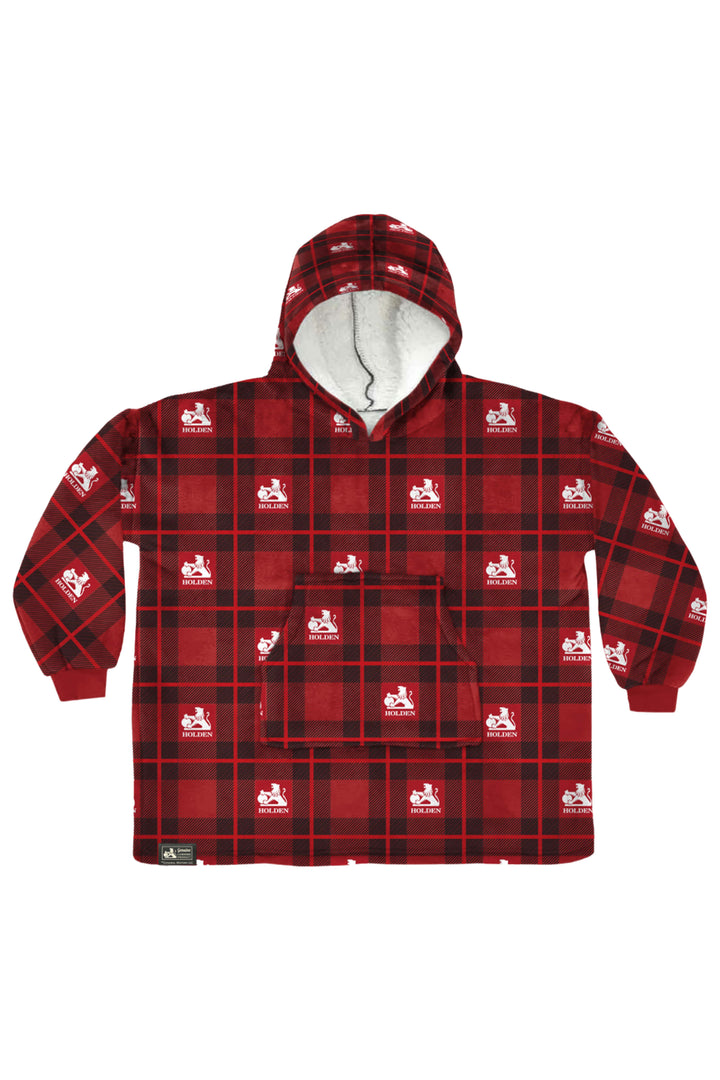 HOLDEN CLASSIC RED PLAID WEARABLE BLANKET