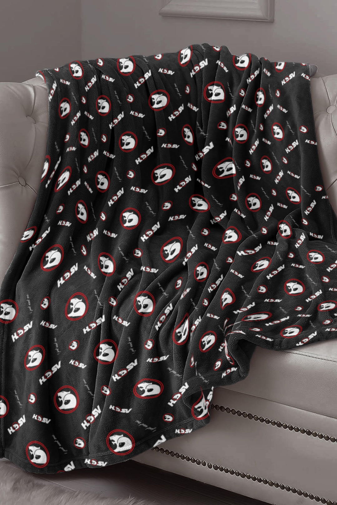 HSV HEX PATTERN PLUSH THROW RUG