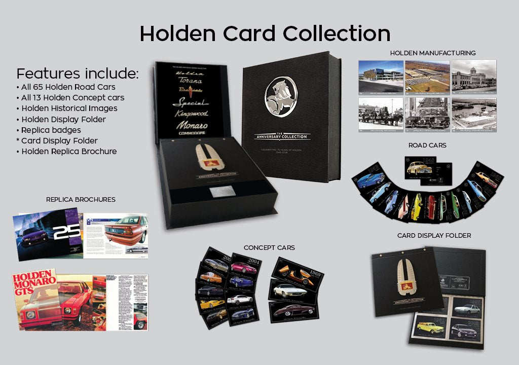 SOLD OUT - Holden Collector Card Set