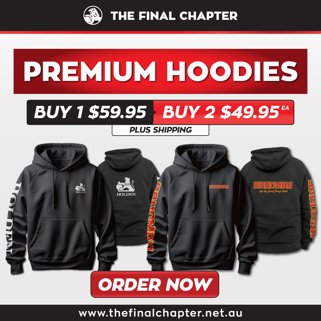 HOLDEN LION PREMIUM HOODIES - LIMITED STOCK