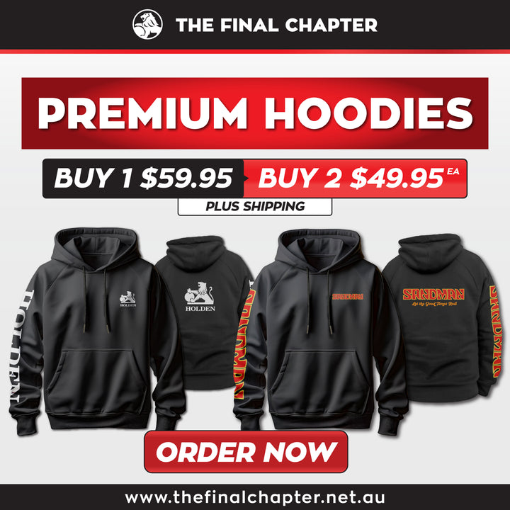 HOLDEN LION PREMIUM HOODIES - LIMITED STOCK