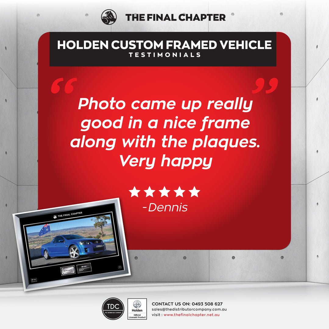 One-of-a-kind Holden Custom Framed Vehicle