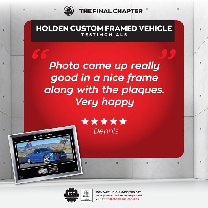 One-of-a-kind Holden Custom Framed Vehicle