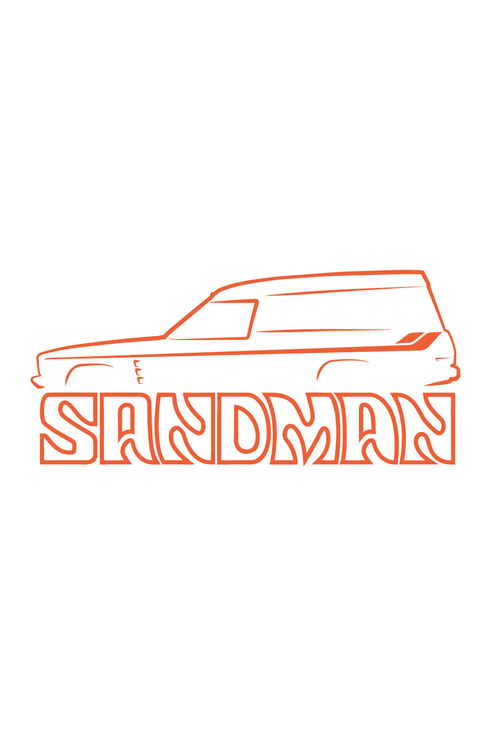 Holden Sandman Hoodie (Orange Outline) (Stealth Range)