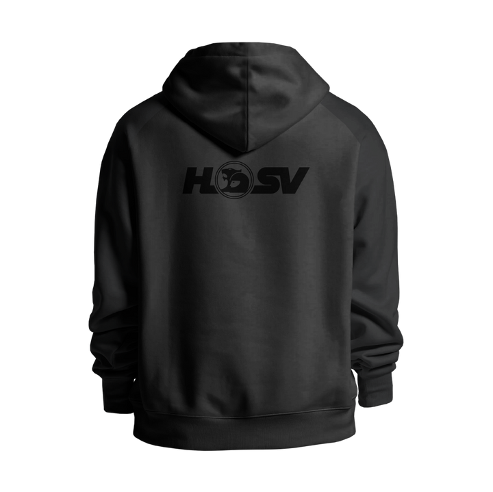 HSV ZIP HOODIE - BLACK LOGO