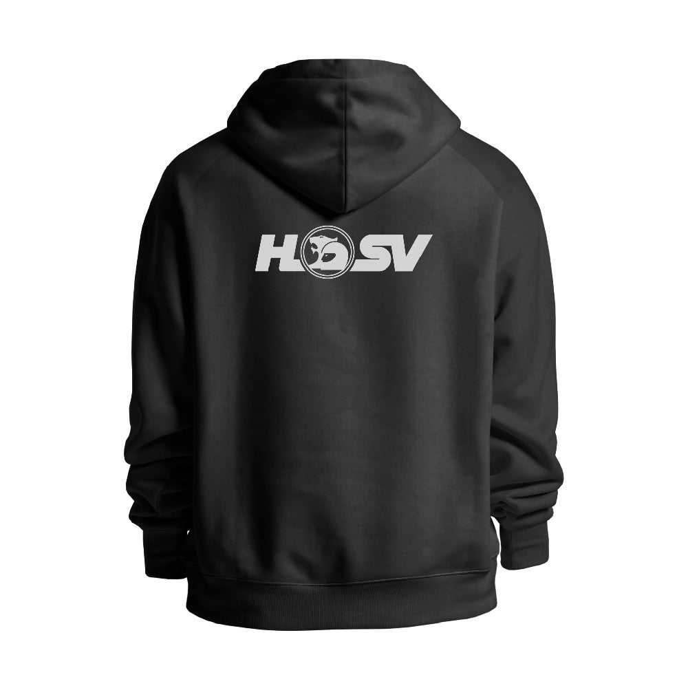 HSV ZIP HOODIE - WHITE LOGO