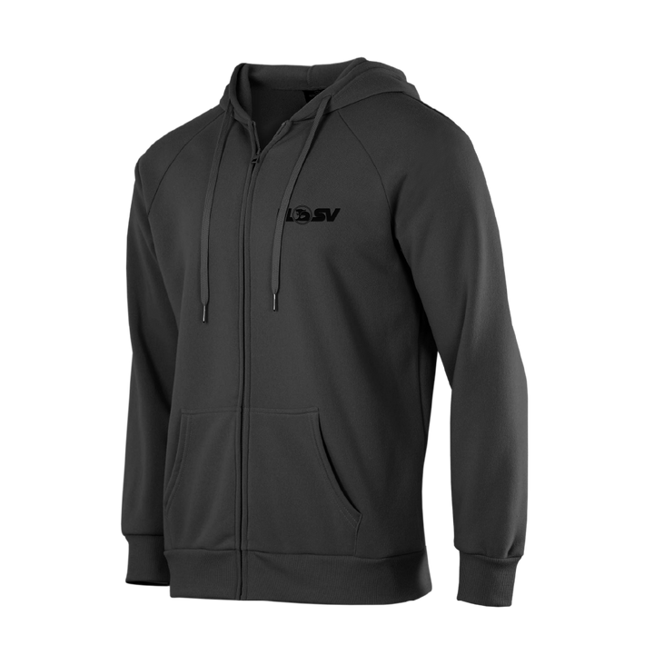 HSV ZIP HOODIE - BLACK LOGO