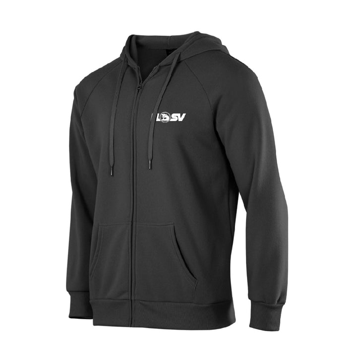 HSV ZIP HOODIE - WHITE LOGO