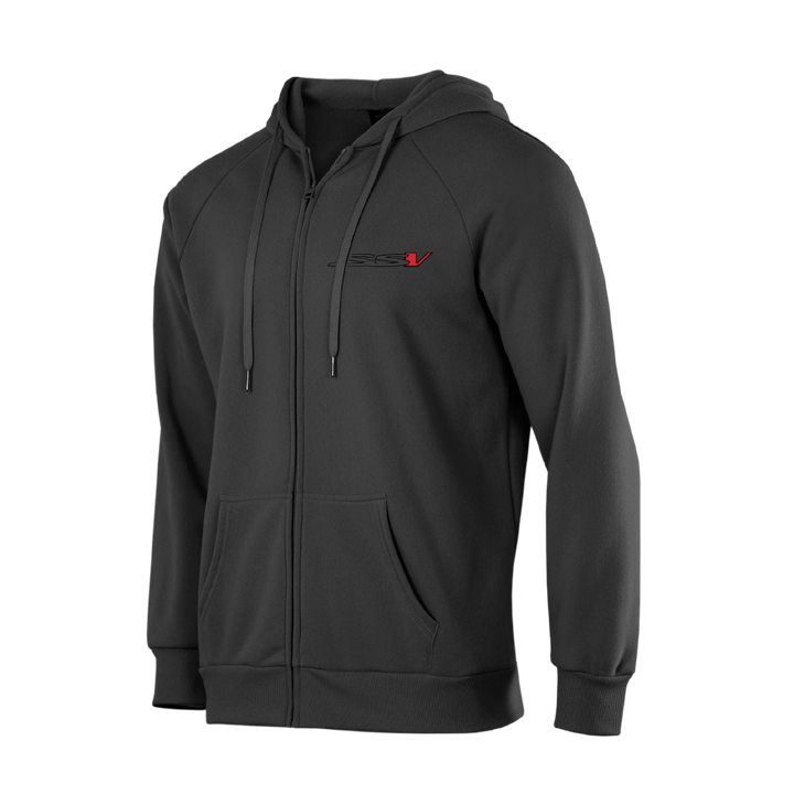 HOLDEN SSV BLACK OUTLINE ZIP HOODIE