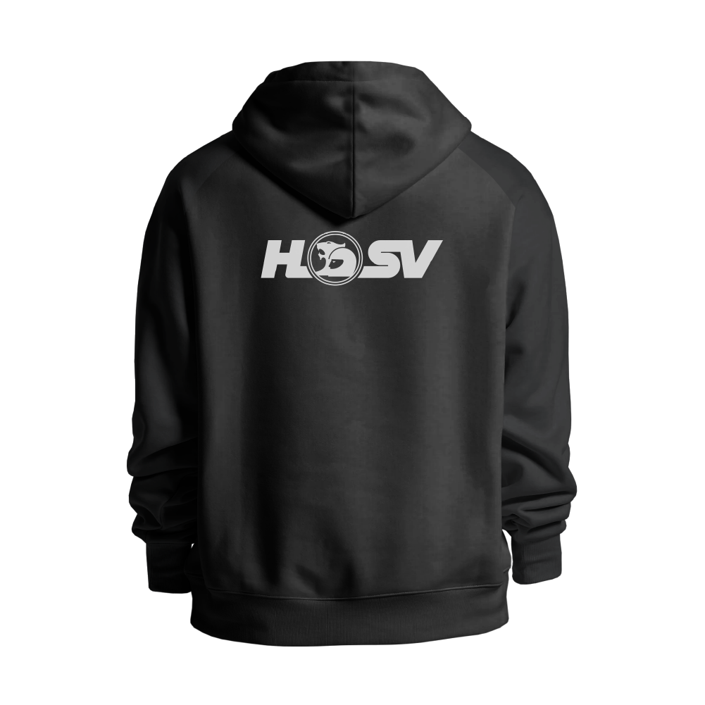 HSV ZIP HOODIE - WHITE LOGO