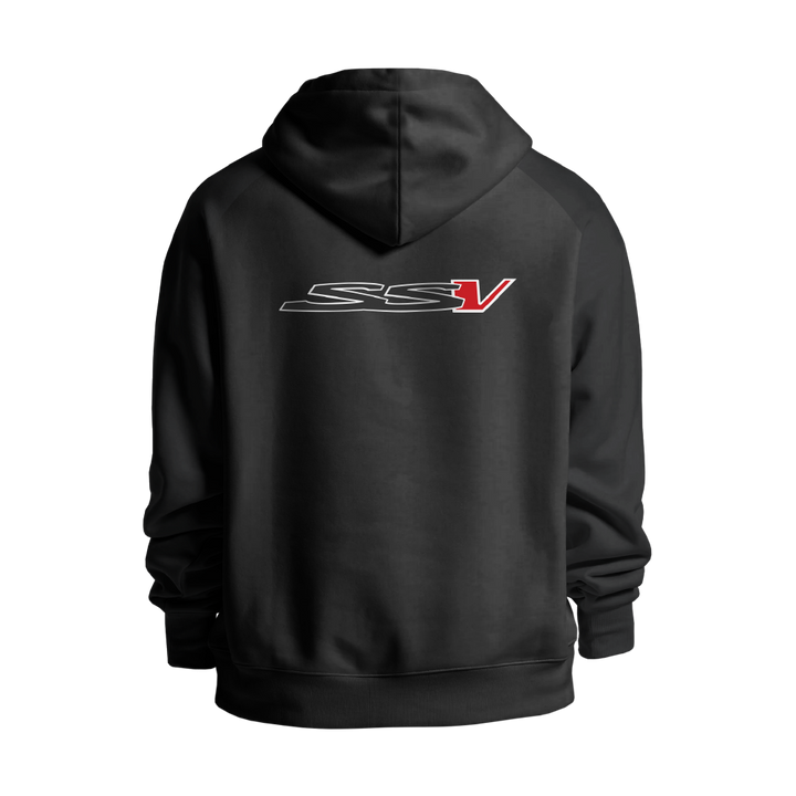 HOLDEN SSV WHITE OUTLINE ZIP HOODIE