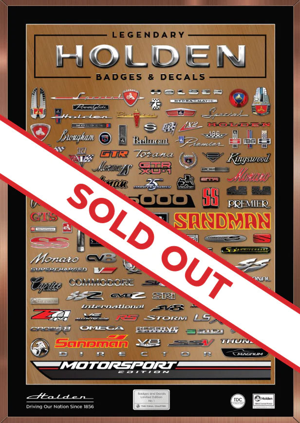 [SOLD OUT] Holden Framed Platinum Poster (1000mm x 690mm)