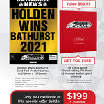 Holden Wins Bathurst Gold Foil Poster Large (1570mm x 1170mm)